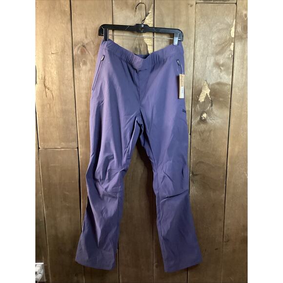 Eddie Bauer Rainier Fleece Lined Pants Dark Mulberry Size 10 - Picture 1 of 3